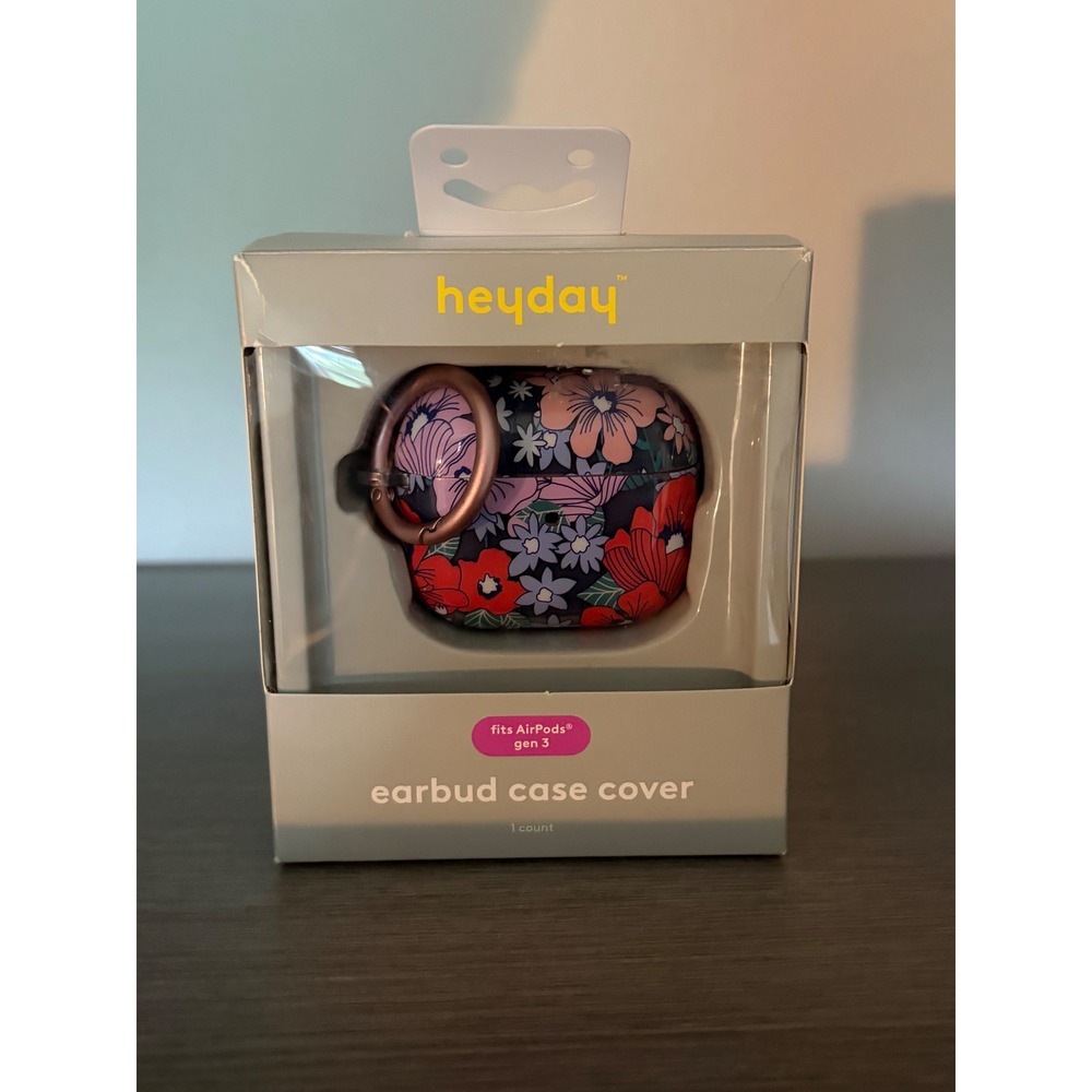 heyday AirPods Gen 3 Earbud Case Cover Poppy Flowers Floral Multicolor 080073362
